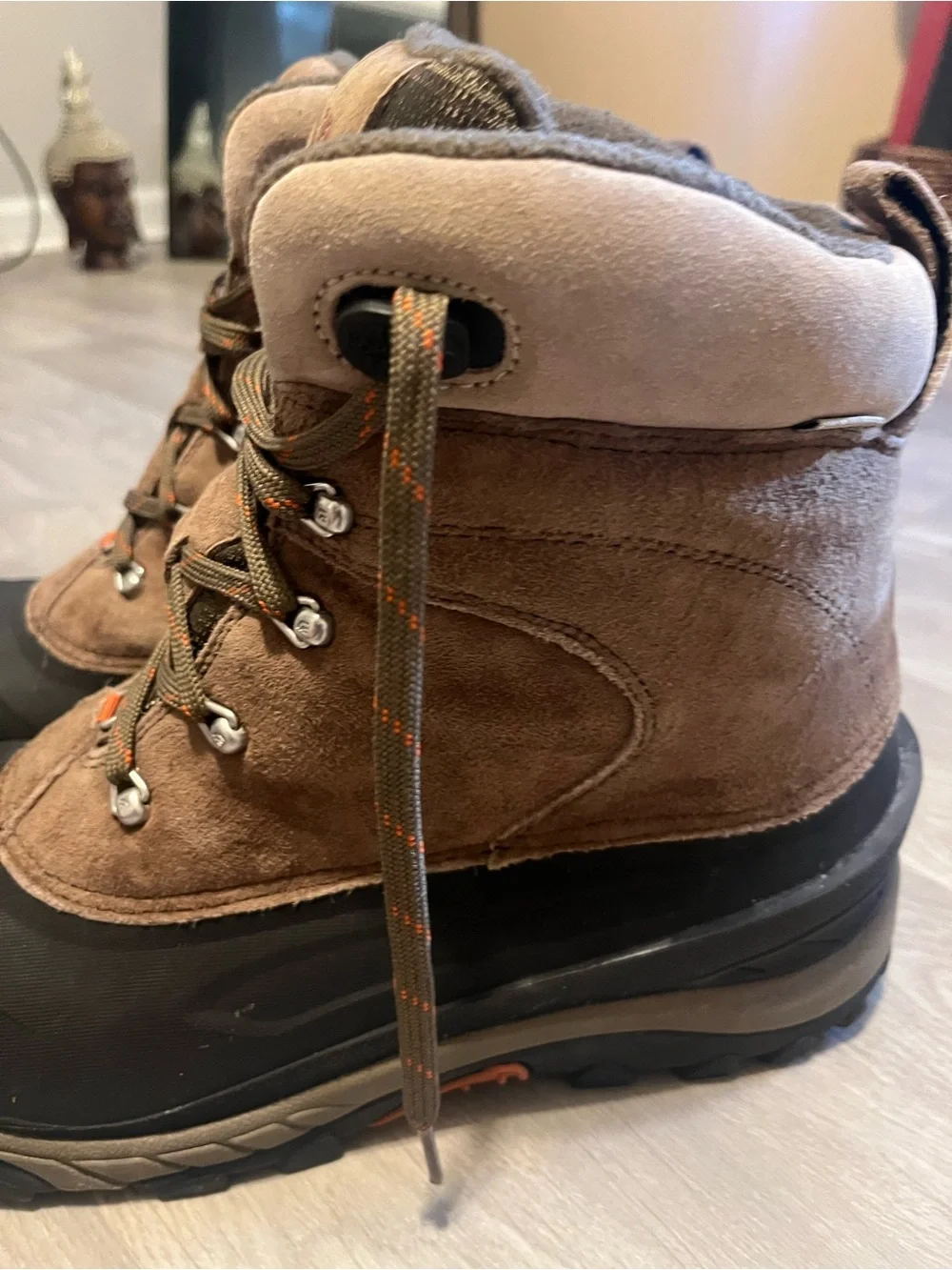 The North Face‎ Brown and Black Waterproof Men's Hiking Boots Outdoor Adventure